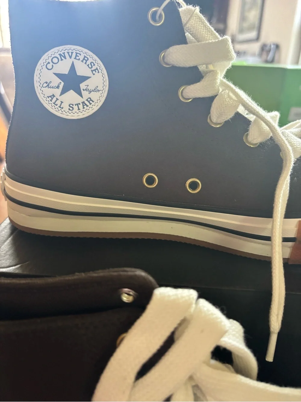 Converse CTA Eva Lift Hi Platform in Fresh Brew and White Size 6Y NWT!!! IYKYK!